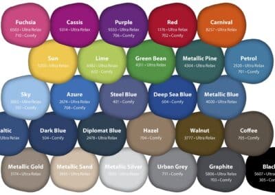 Planmeca upholstery colours